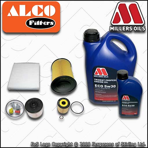 SERVICE KIT for FORD KUGA 2.0 TDCI OIL AIR FUEL CABIN FILTERS +OIL (2008-2010)
