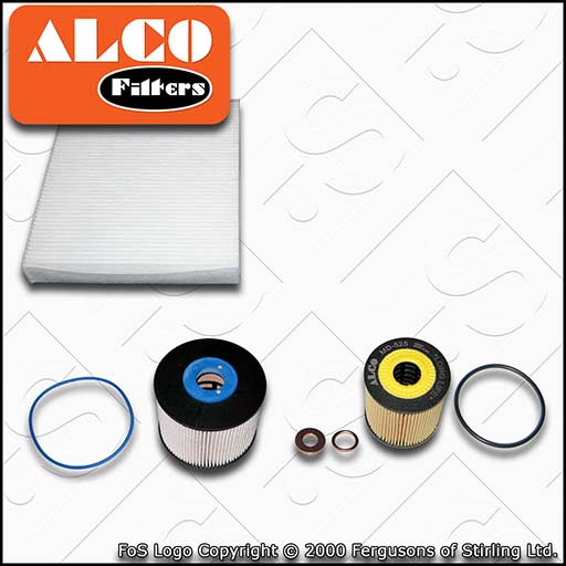 SERVICE KIT for FORD MONDEO MK4 2.0 TDCI ALCO OIL FUEL CABIN FILTERS (2012-2014)