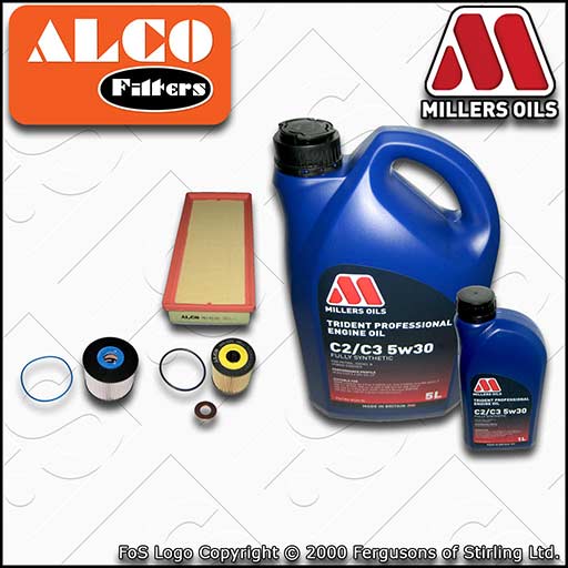 SERVICE KIT for PEUGEOT 407 2.0 HDI DW10CTED4 OIL AIR FUEL FILTER +OIL 2009-2010