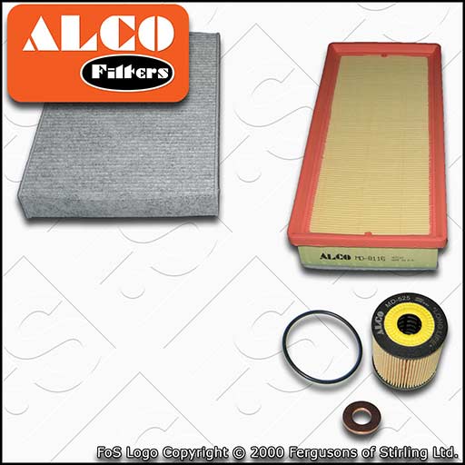 SERVICE KIT for PEUGEOT 508 2.2 HDI ALCO OIL AIR CABIN FILTERS (2010-2018)