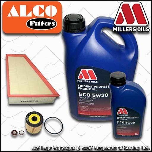 SERVICE KIT for FORD MONDEO MK4 2.0 TDCI OIL AIR FILTERS +OIL (2007-2014)