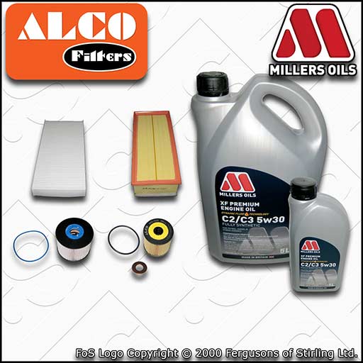 SERVICE KIT for PEUGEOT EXPERT 2L HDI OIL AIR FUEL CABIN FILTERS OIL (2009-2016)