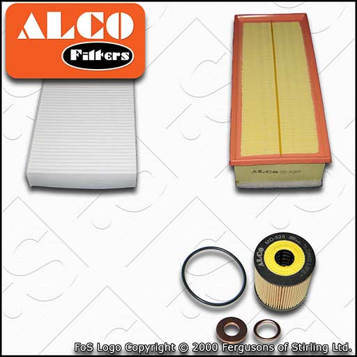 SERVICE KIT for PEUGEOT EXPERT 2L HDI ALCO OIL AIR CABIN FILTERS (2007-2016)