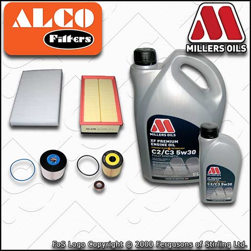 SERVICE KIT for PEUGEOT 308 2.0 HDI DW10CTED4 OIL AIR FUEL CABIN FILTERS +XF OIL
