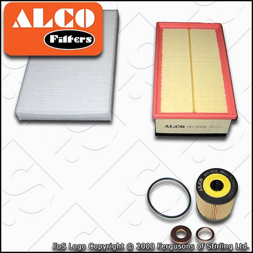 SERVICE KIT for PEUGEOT 308 2.0 HDI ALCO OIL AIR CABIN FILTERS (2007-2014)