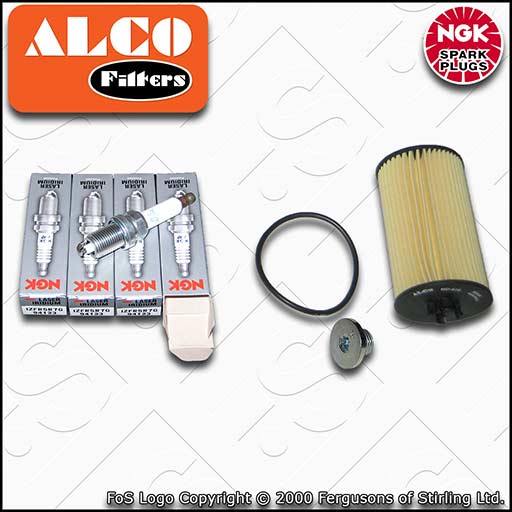 SERVICE KIT for VAUXHALL OPEL ADAM 1.2 1.4 OIL FILTER SPARK PLUGS (2012-2019)