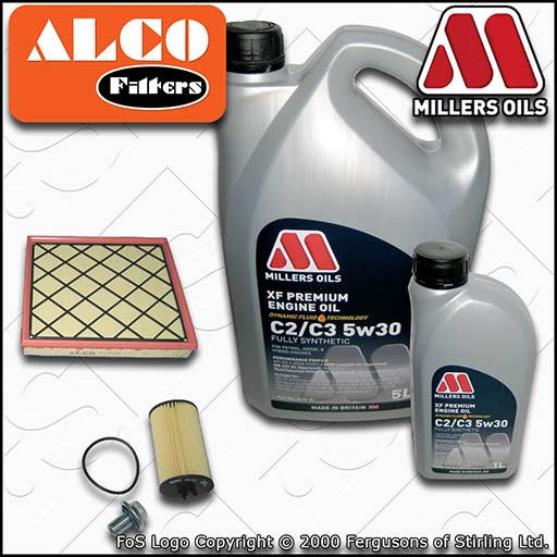 SERVICE KIT for VAUXHALL ASTRA J 1.6 TURBO OIL AIR FILTERS +XF OIL (2012-2015)
