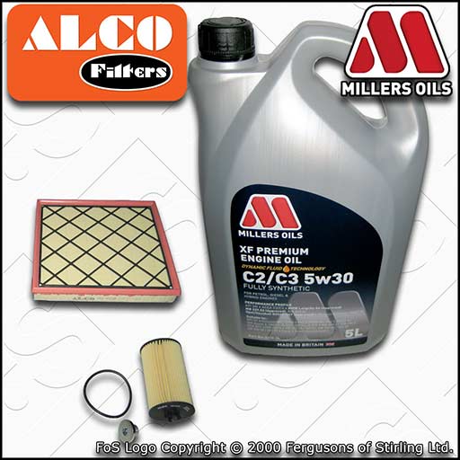 SERVICE KIT for VAUXHALL ASTRA J 1.4 TURBO OIL AIR FILTERS +OIL (2012-2015)