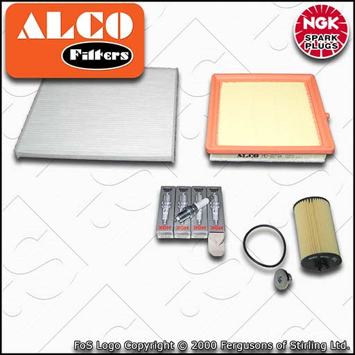 SERVICE KIT for VAUXHALL OPEL ADAM 1.4 S OIL AIR CABIN FILTERS PLUGS 2014-2019