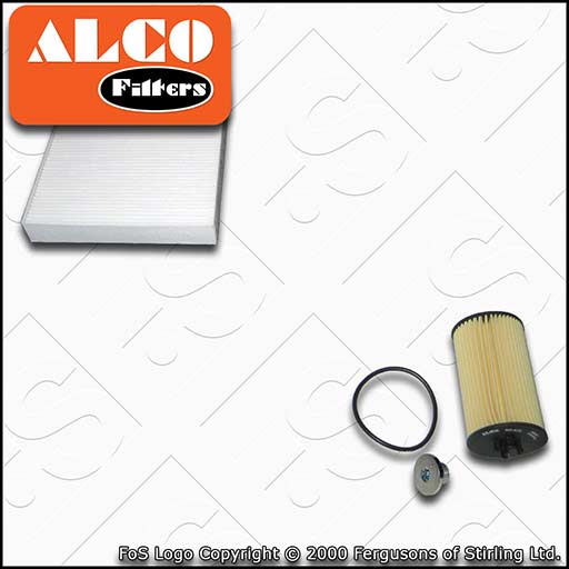 SERVICE KIT for VAUXHALL ASTRA J 1.4 1.6 ALCO OIL CABIN FILTERS (2009-2015)