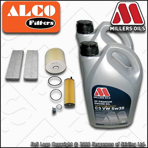 SERVICE KIT for AUDI A6 3.0 TDI OIL AIR CABIN FILTERS XF OIL C6 4F (2004-2006)
