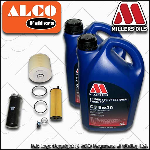 SERVICE KIT for AUDI A6 3.0 TDI OIL AIR FUEL FILTERS C3 OIL C6 4F (2004-2006)