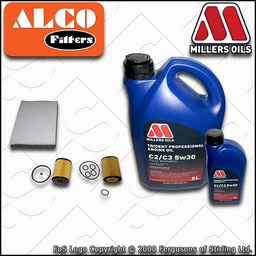 SERVICE KIT for VAUXHALL/OPEL ASTRA H 1.7 CDTI OIL FUEL CABIN FILTERS +OIL 07-12