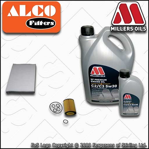 SERVICE KIT for VAUXHALL/OPEL ASTRA H 1.7 CDTI OIL CABIN FILTER +OIL (2007-2012)