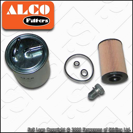 SERVICE KIT for AUDI A1 (8X) 1.6 TDI ALCO OIL FUEL FILTERS (2010-2011)