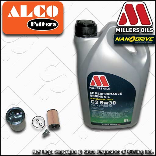 SERVICE KIT for SEAT TOLEDO (NH) 1.6 TDI OIL FUEL FILTERS +EE OIL (2012-2015)