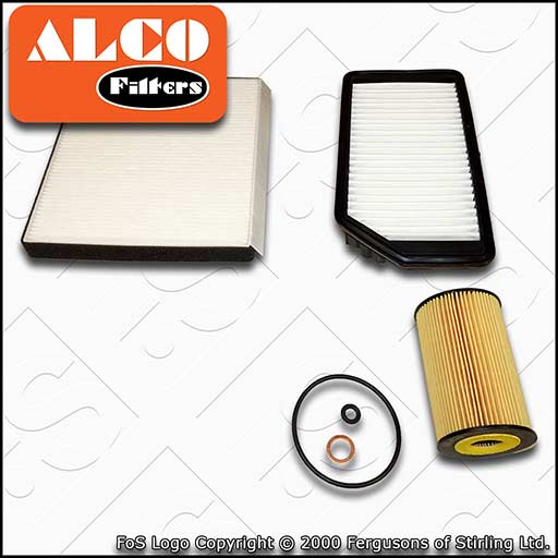 SERVICE KIT for KIA CEE'D JD 1.4 1.6 CRDI ALCO OIL AIR CABIN FILTERS (2015-2018)