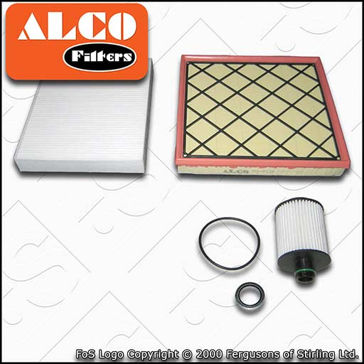 SERVICE KIT for VAUXHALL ASTRA J 2.0 CDTI ALCO OIL AIR CABIN FILTERS (2009-2015)