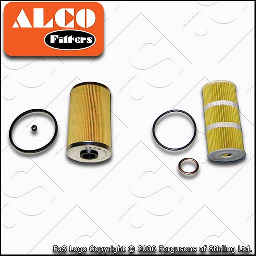 SERVICE KIT for RENAULT TRAFIC II 2.0 DCI E5 ALCO OIL FUEL FILTERS (2011-2014)
