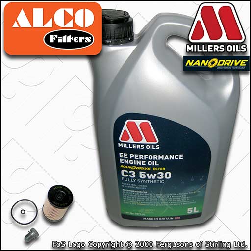 SERVICE KIT for SEAT ATECA 2.0 TDI OIL FILTER +EE PERFORMANCE 5w30 OIL 2016-2020