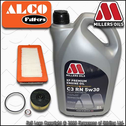 SERVICE KIT for RENAULT CLIO V 1.0 TCE OIL AIR FILTERS +5L OIL (2019-2023)