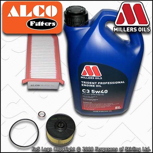 SERVICE KIT for RENAULT CLIO MK4 0.9 1.2 TCE OIL AIR FILTERS +C3 OIL (2012-2019)