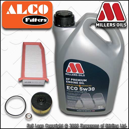 SERVICE KIT for DACIA DUSTER 1.2 TCE OIL AIR FILTERS +OIL (2013-2022)