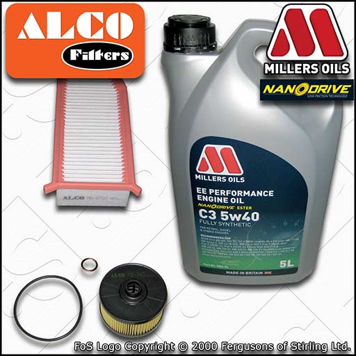 SERVICE KIT for RENAULT CLIO MK4 0.9 1.2 TCE OIL AIR FILTERS +EE OIL (2012-2019)