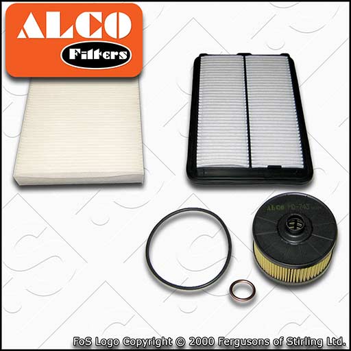 SERVICE KIT for NISSAN QASHQAI J11 1.2 DIG-T ALCO OIL AIR CABIN FILTER 2013-2019
