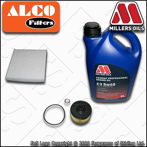 SERVICE KIT for RENAULT CLIO MK4 0.9 1.2 TCE OIL CABIN FILTERS +OIL (2012-2019)
