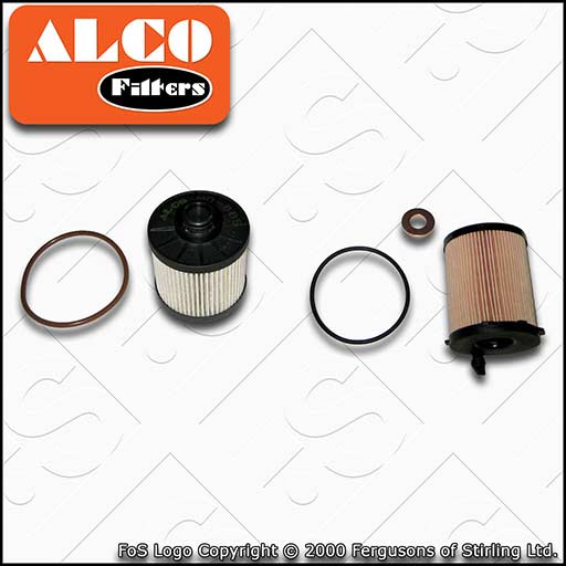 SERVICE KIT for PEUGEOT 508 1.6 BLUEHDI ALCO OIL FUEL FILTERS (2014-2018)