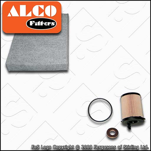 SERVICE KIT for PEUGEOT 508 1.6 BLUEHDI ALCO OIL CABIN FILTERS (2014-2018)