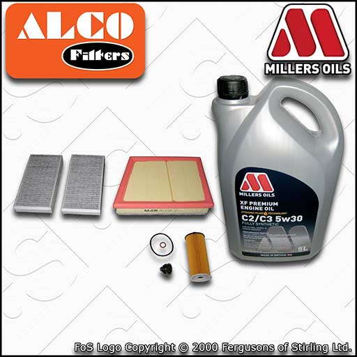 SERVICE KIT for MINI ONE COOPER D 1.5 B37 OIL AIR CABIN FILTERS +OIL (2013-2017)