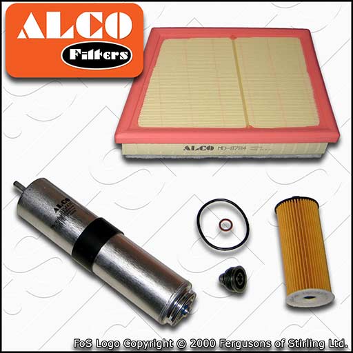 SERVICE KIT for MINI ONE COOPER D 1.5 B37 ALCO OIL AIR FUEL FILTERS (2013-2017)