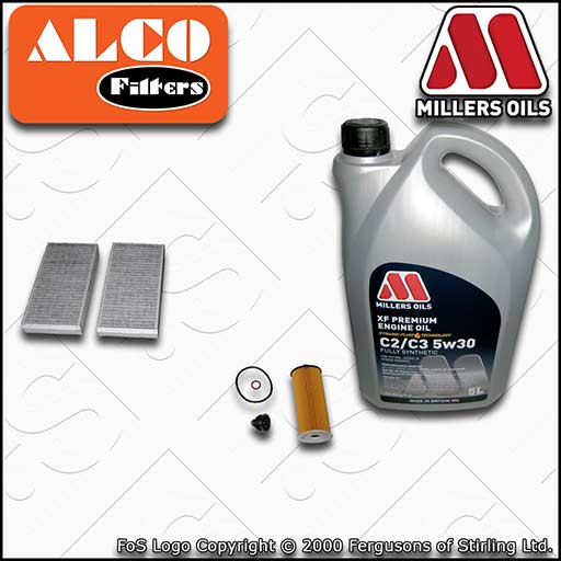 SERVICE KIT for MINI ONE COOPER D 1.5 B37 OIL CABIN FILTERS +XF OIL (2013-2017)