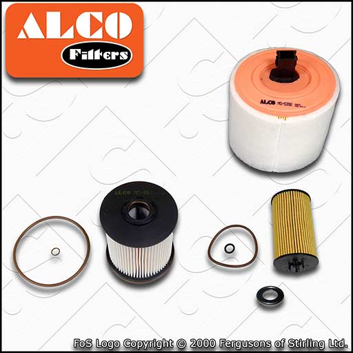 SERVICE KIT for VAUXHALL OPEL ASTRA K 1.6 CDTI OIL AIR FUEL FILTERS (2015-2022)