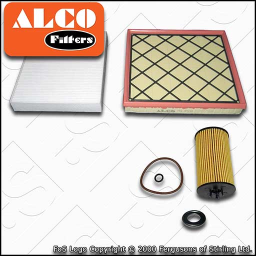SERVICE KIT for VAUXHALL ASTRA J 1.6 CDTI ALCO OIL AIR CABIN FILTERS (2013-2015)