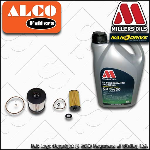 SERVICE KIT for VAUXHALL OPEL ASTRA K 1.6 CDTI OIL FUEL FILTERS +OIL (2015-2022)