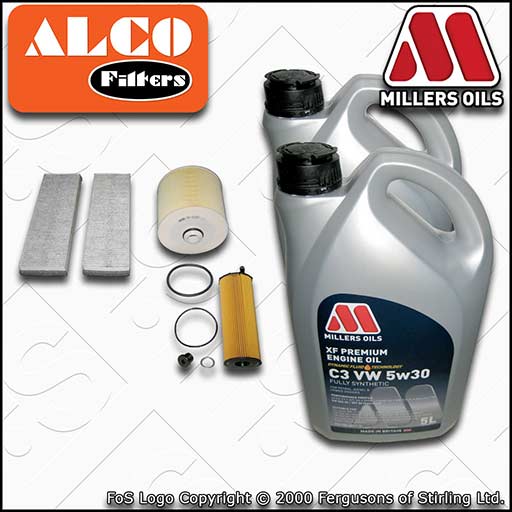 SERVICE KIT for AUDI A6 3.0 TDI OIL AIR CABIN FILTERS XF OIL C6 4F (2007-2011)