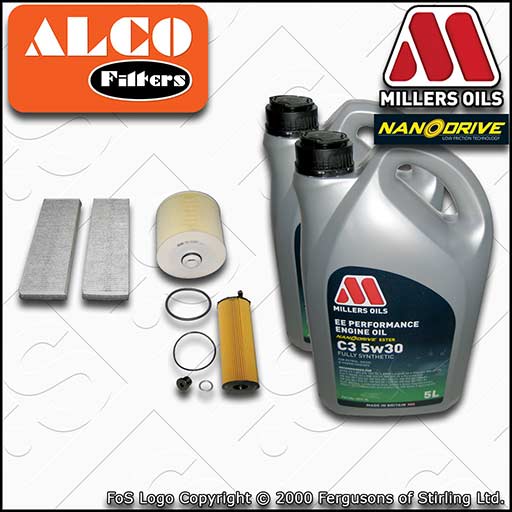 SERVICE KIT for AUDI A6 (C6) 2.7 TDI OIL AIR CABIN FILTERS +EE OIL (2008-2011)