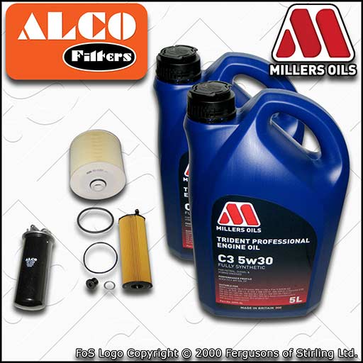SERVICE KIT for AUDI A6 3.0 TDI OIL AIR FUEL FILTERS C3 OIL C6 4F (2007-2011)