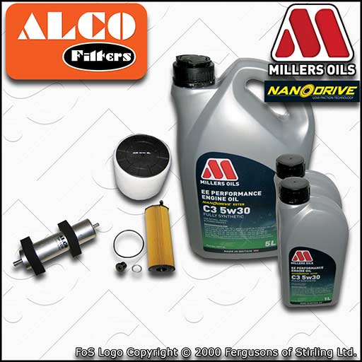 SERVICE KIT for AUDI A5 (8T) 2.7 3.0 TDI OIL AIR FUEL FILTERS +OIL (2008-2012)
