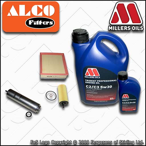 SERVICE KIT for BMW 1 SERIES F20 F21 N47 OIL AIR FUEL FILTERS +OIL (2011-2015)