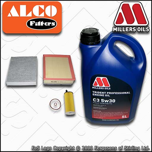 SERVICE KIT for BMW 1/2/3/4 SERIES B47D20 OIL AIR CABIN FILTERS +OIL (2014-2019)