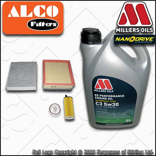 SERVICE KIT for BMW 3 SERIES F30 F31 F34 B47 OIL AIR CABIN FILTER +OIL 2015-2018
