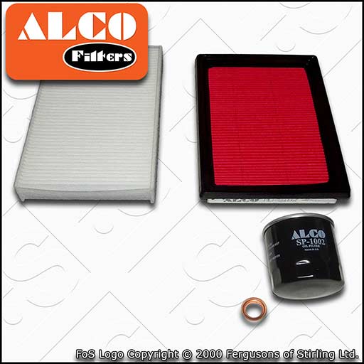 SERVICE KIT for NISSAN PULSAR C13 1.6 DIG-T OIL AIR CABIN FILTERS (2015-2018)
