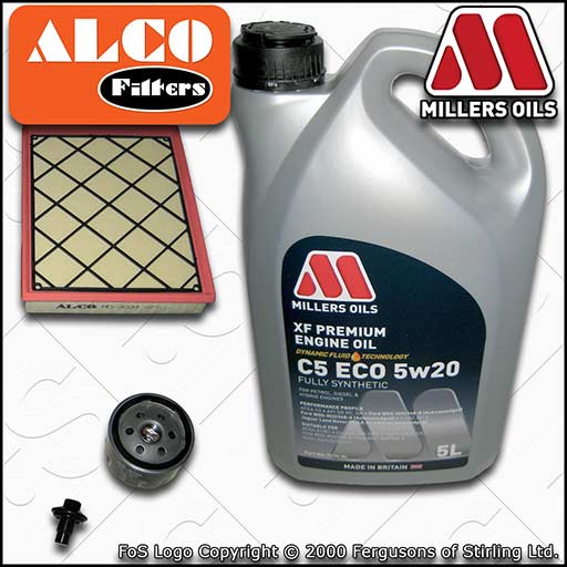 SERVICE KIT for FORD FOCUS MK4 1.0 ECOBOOST OIL AIR FILTERS +OIL (2018-2023)