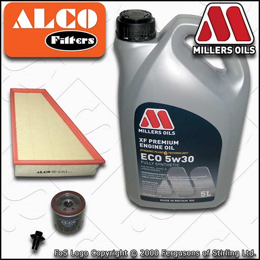 SERVICE KIT for FORD MONDEO MK4 2.0 OIL AIR FILTERS +XF ECO OIL (2007-2015)