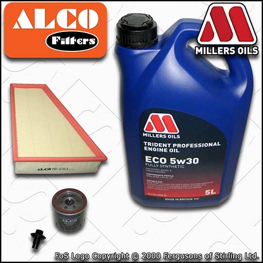 SERVICE KIT for FORD MONDEO MK4 2.0 OIL AIR FILTERS +ECO OIL (2007-2015)