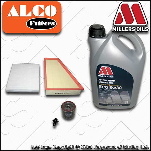 SERVICE KIT for FORD MONDEO MK4 1.6 OIL AIR CABIN FILTERS +XF OIL (2007-2015)